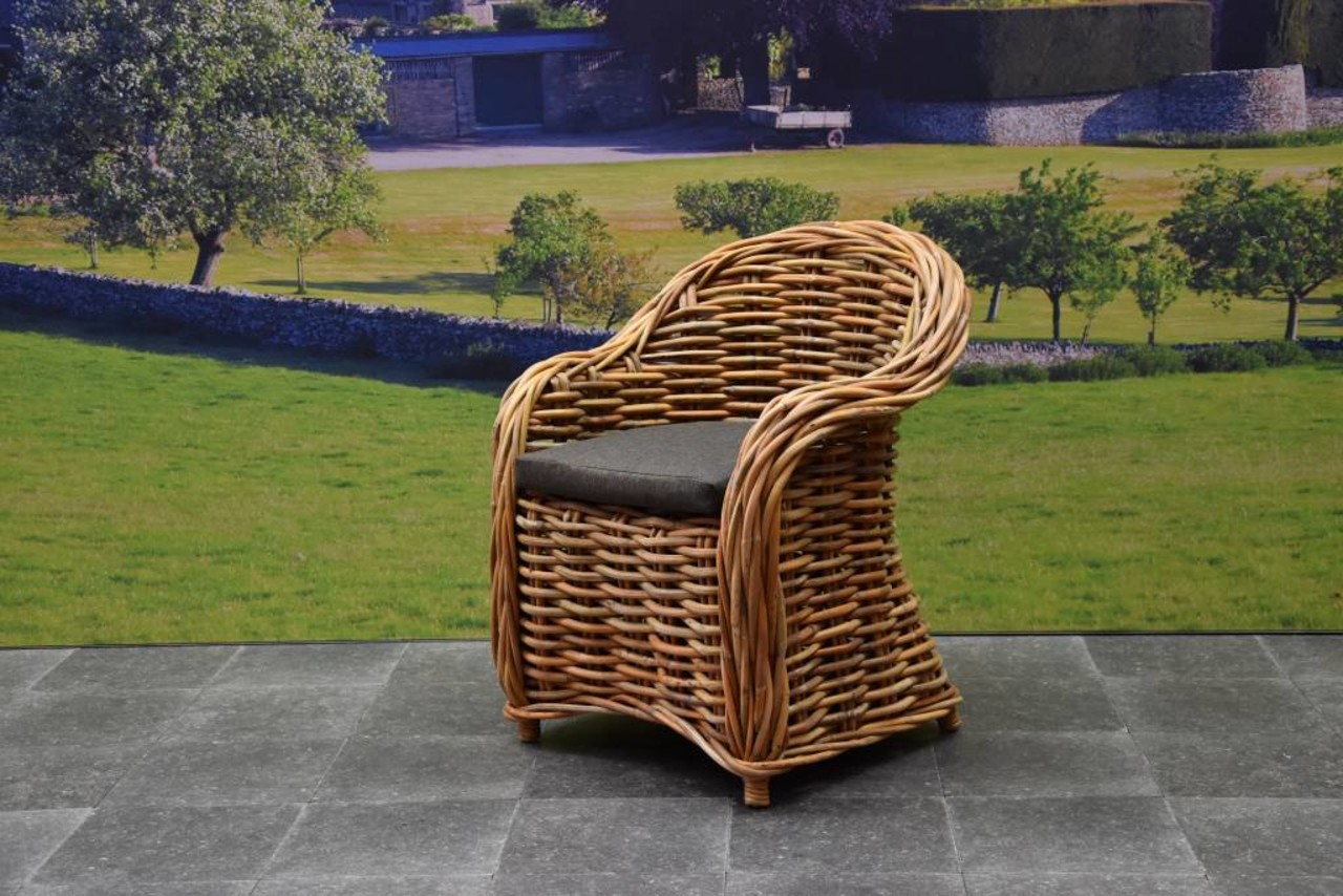 AVH-Collectie Roma Sabuga naturel dining tuinstoel AVH-Collectie Roma Sabuga naturel dining tuinstoel