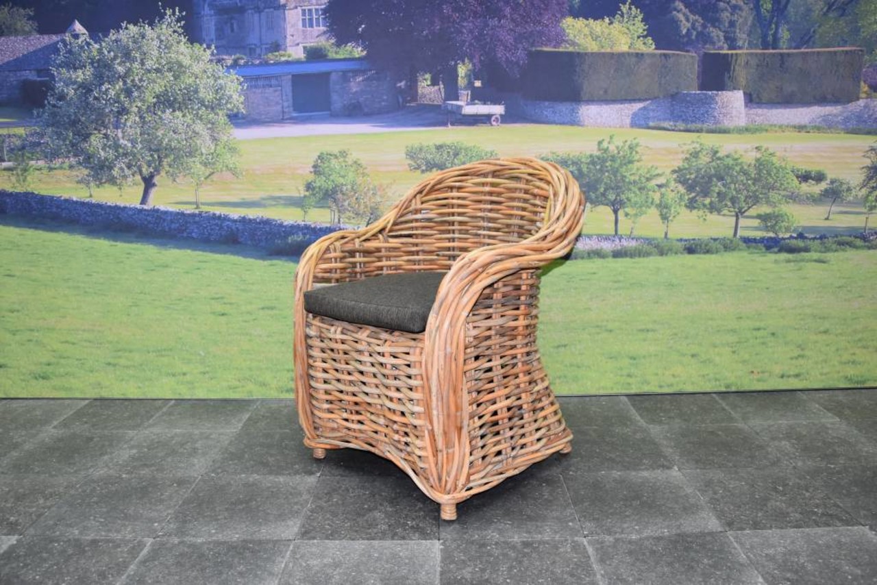 AVH-Collectie Roma Sabuga naturel dining tuinstoel AVH-Collectie Roma Sabuga naturel dining tuinstoel