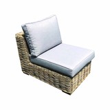 AVH-Collectie Serva middenelement naturel rotan - suntech grey AVH-Collectie Serva middenelement naturel rotan - suntech grey