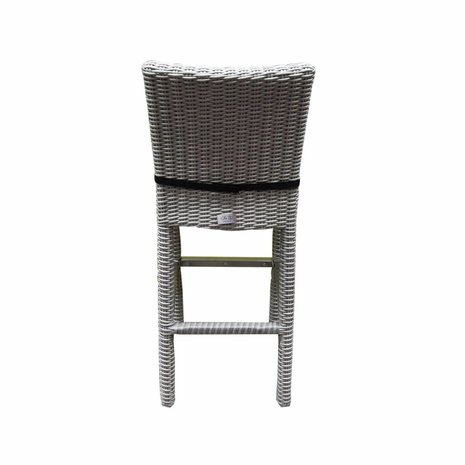 AVH-Collectie Oxford barstoel wit grijs wicker AVH-Collectie Oxford barstoel wit grijs wicker