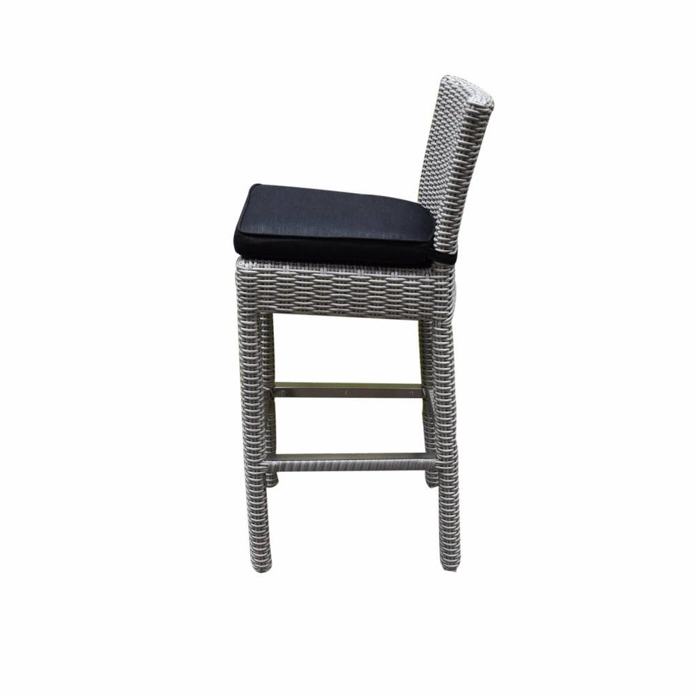 AVH-Collectie Oxford barstoel wit grijs wicker AVH-Collectie Oxford barstoel wit grijs wicker