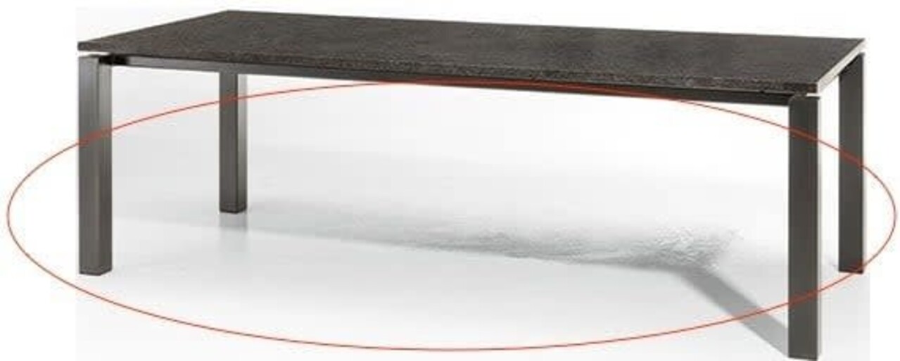 Nova 300x100 cm onderstel poedercoat frame Nova 300x100 cm onderstel poedercoat frame