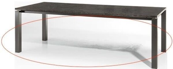 Nova 300x100 cm onderstel poedercoat frame Nova 300x100 cm onderstel poedercoat frame