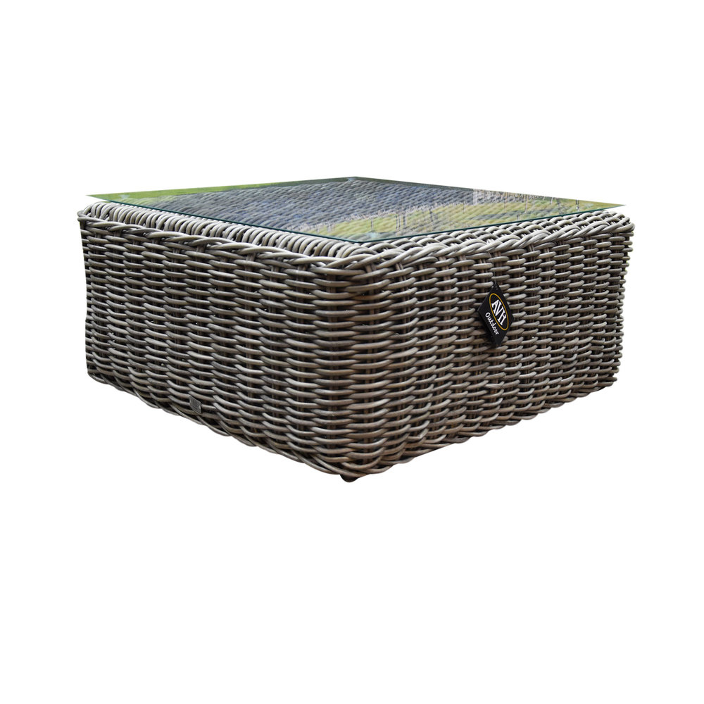 AVH-Collectie Las Palmas hoek loungeset 4-delig grijs wicker AVH-Collectie Las Palmas hoek loungeset 4-delig grijs wicker