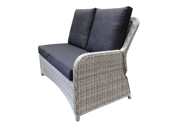 AVH-Collectie Bilbao hoek dining loungeset 7-delig wit grijs AVH-Collectie Bilbao hoek dining loungeset 7-delig wit grijs