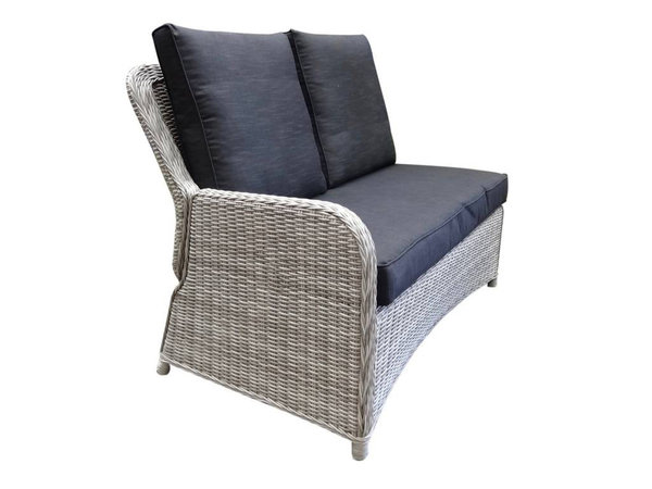 AVH-Collectie Bilbao hoek dining loungeset 7-delig wit grijs AVH-Collectie Bilbao hoek dining loungeset 7-delig wit grijs