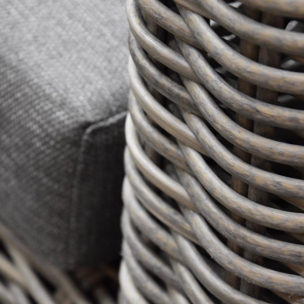 AVH-Collectie Cervo hoek loungeset 3-delig grijs wicker AVH-Collectie Cervo hoek loungeset 3-delig grijs wicker