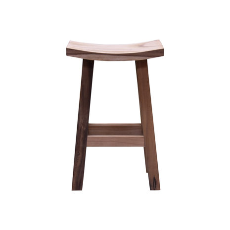 AVH-Collectie Boomstam barstoel holle zitting 50x30x75 AVH-Collectie Boomstam barstoel holle zitting 50x30x75