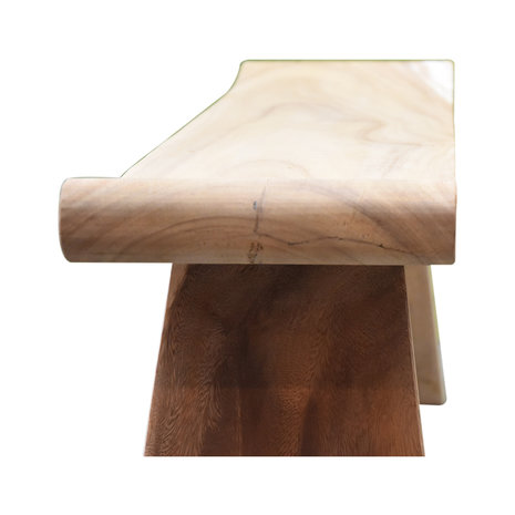 AVH-Collectie Holle boomstambank 150x30x45 cm AVH-Collectie Holle boomstambank 150x30x45 cm