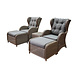 AVH-Collectie Arezza Deluxe lounge balkonset 5-delig bruin AVH-Collectie Arezza Deluxe lounge balkonset 5-delig bruin