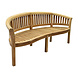 AVH-Collectie Bananen tuinbank 195 cm ronde rugleuning teak AVH-Collectie Bananen tuinbank 195 cm ronde rugleuning teak