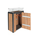 EasyFires Easyfires vuurzuil rechthoek 80x30xH100 cm EasyFires Easyfires vuurzuil rechthoek 80x30xH100 cm