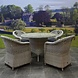 AVH-Collectie Chester Riccione dining tuinset 110cm rond 5-delig wit AVH-Collectie Chester Riccione dining tuinset 110cm rond 5-delig wit