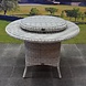 AVH-Collectie Chester Riccione dining tuinset 110cm rond 6-delig wit AVH-Collectie Chester Riccione dining tuinset 110cm rond 6-delig wit
