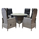 AVH-Collectie Empoli Riccione dining tuinset 110 cm rond 5-delig wit AVH-Collectie Empoli Riccione dining tuinset 110 cm rond 5-delig wit