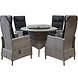 AVH-Collectie Empoli Riccione dining tuinset 110 cm rond 6-delig wit AVH-Collectie Empoli Riccione dining tuinset 110 cm rond 6-delig wit