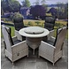 AVH-Collectie Empoli Riccione dining tuinset 110 cm rond 6-delig wit AVH-Collectie Empoli Riccione dining tuinset 110 cm rond 6-delig wit