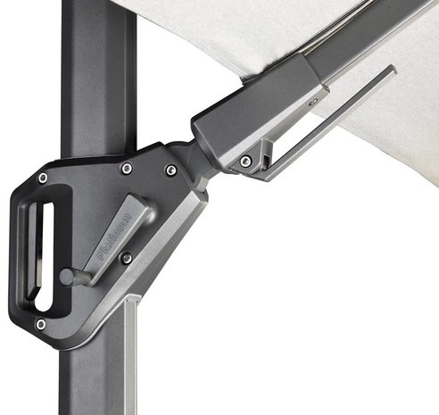 Platinum Challenger T2 glow zweefparasol 300x300 cm lichtgrijs Platinum Challenger T2 glow zweefparasol 300x300 cm lichtgrijs