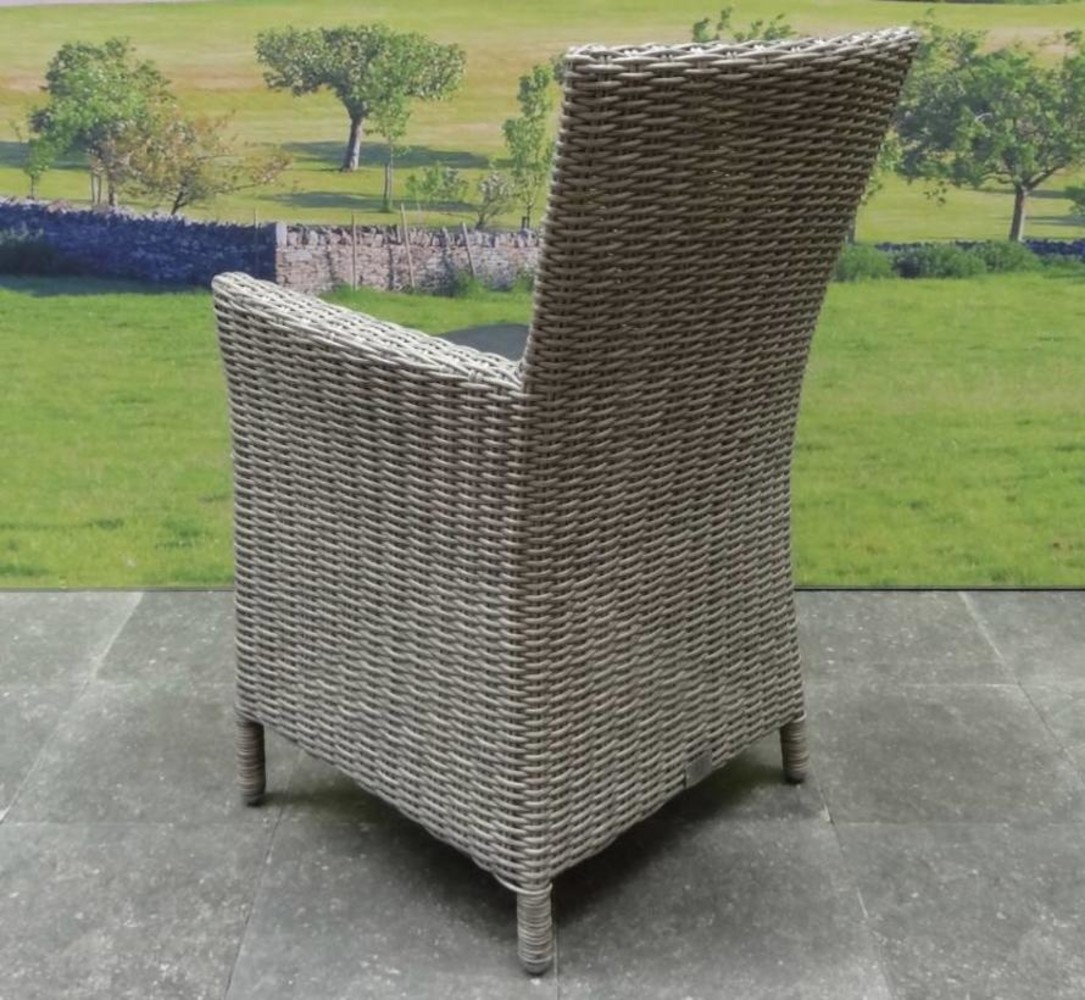 AVH-Collectie Capri Riccione dining tuinset 150 cm rond 7-delig grijs AVH-Collectie Capri Riccione dining tuinset 150 cm rond 7-delig grijs