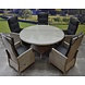 AVH-Collectie Empoli Riccione dining tuinset 150 cm 6-delig grijs verstelbaar AVH-Collectie Empoli Riccione dining tuinset 150 cm 6-delig grijs verstelbaar