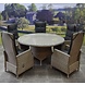 AVH-Collectie Empoli Riccione dining tuinset 150 cm 6-delig grijs verstelbaar AVH-Collectie Empoli Riccione dining tuinset 150 cm 6-delig grijs verstelbaar