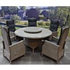 AVH-Collectie Empoli Riccione dining tuinset 150 cm 7-delig grijs verstelbaar AVH-Collectie Empoli Riccione dining tuinset 150 cm 7-delig grijs verstelbaar