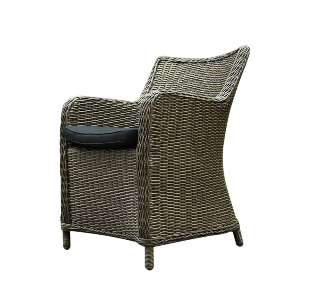 AVH-Collectie Bilbao Riccione dining tuinset 150 cm rond 7-delig grijs AVH-Collectie Bilbao Riccione dining tuinset 150 cm rond 7-delig grijs