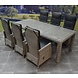 AVH-Collectie Empoli Bergamo dining tuinset 240x100xH76 cm 7-delig grijs AVH-Collectie Empoli Bergamo dining tuinset 240x100xH76 cm 7-delig grijs
