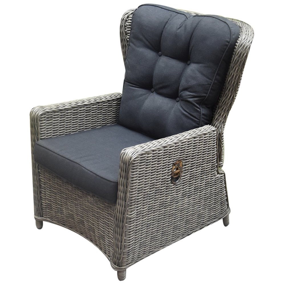 AVH-Collectie Marina lounge tuinstoel verstelbaar grijs AVH-Collectie Marina lounge tuinstoel verstelbaar grijs