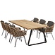 4 Seasons Outdoor Cottage Basso dining tuinset 7-delig 240x100xH76 cm 4 Seasons Outdoor 4 Seasons Outdoor Cottage Basso dining tuinset 7-delig 240x100xH76 cm 4 Seasons Outdoor