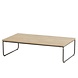 4 Seasons Outdoor Axel lounge tuintafel 110x60xH30 cm aluminium teak 4-Seasons Outdoor 4 Seasons Outdoor Axel lounge tuintafel 110x60xH30 cm aluminium teak 4-Seasons Outdoor