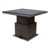 AVH-Collectie Miami lounge-diningtafel 90x90xH47-71 cm in hoogte verstelbaar grijs AVH-Collectie Miami lounge-diningtafel 90x90xH47-71 cm in hoogte verstelbaar grijs