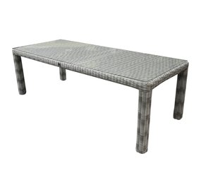 AVH-Collectie Bergamo dining tuintafel 240x100xH78 cm wit grijs AVH-Collectie Bergamo dining tuintafel 240x100xH78 cm wit grijs