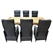 AVH-Collectie Empoli Krista dining tuinset 240x100xH77,5 cm verstelbaar antraciet AVH-Collectie Empoli Krista dining tuinset 240x100xH77,5 cm verstelbaar antraciet