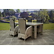 AVH-Collectie Menorca Bergamo dining tuinset 180x100xH75 cm 5-delig verstelbaar wit AVH-Collectie Menorca Bergamo dining tuinset 180x100xH75 cm 5-delig verstelbaar wit