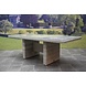 AVH-Collectie Bilbao Menorca dining tuinset 220x100xH75 cm 7-delig verstelbaar wit grijs AVH-Collectie Bilbao Menorca dining tuinset 220x100xH75 cm 7-delig verstelbaar wit grijs
