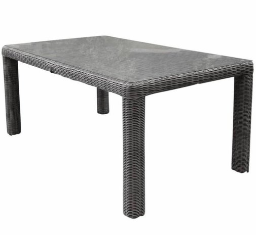 AVH-Collectie Bilbao Bergamo dining tuinset 180x100xH75 cm verstelbaar wit AVH-Collectie Bilbao Bergamo dining tuinset 180x100xH75 cm verstelbaar wit