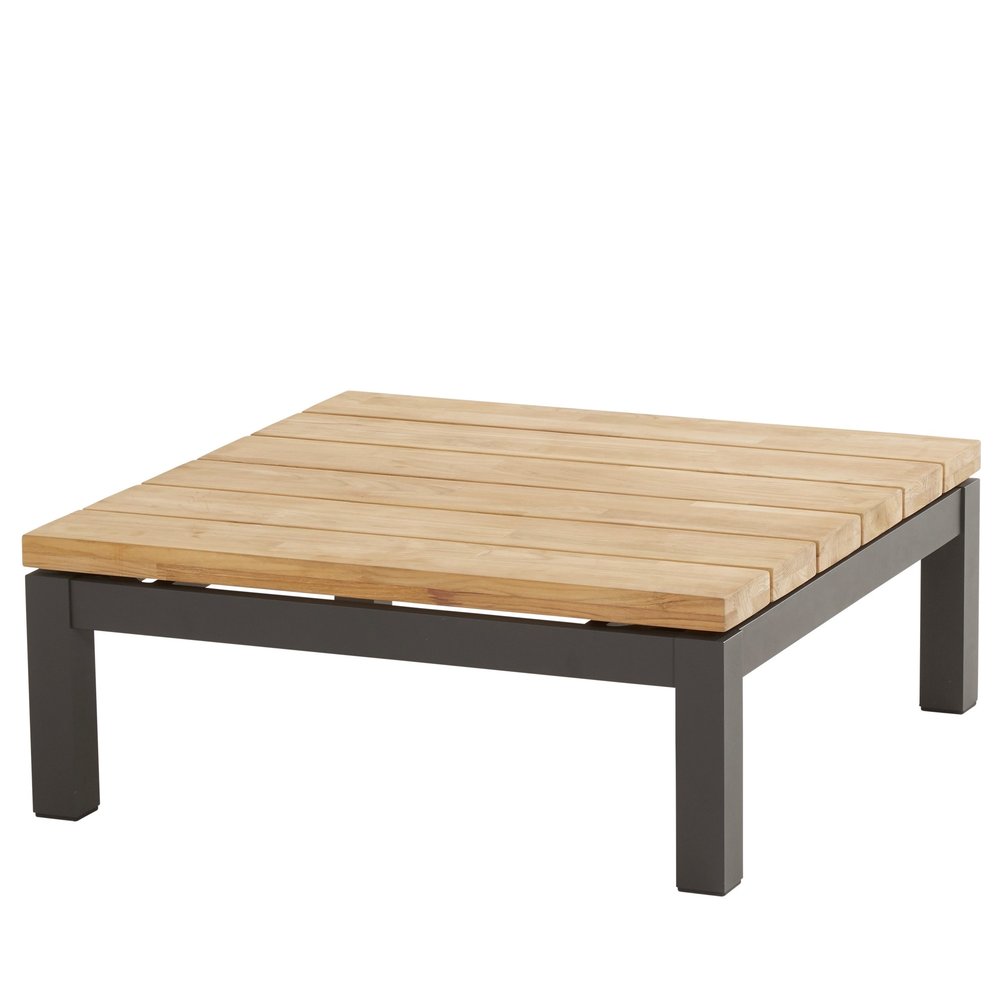 4 Seasons Outdoor Capitol lounge tuintafel 90x90xH35 cm antraciet teak 4-Seasons Outdoor 4 Seasons Outdoor Capitol lounge tuintafel 90x90xH35 cm antraciet teak 4-Seasons Outdoor