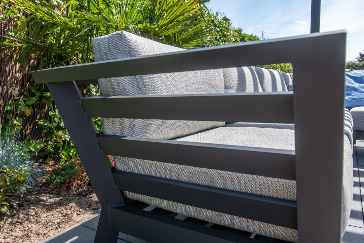 4 Seasons Outdoor Meteoro hoek loungeset 4-delig antraciet 4-Seasons Outdoor 4 Seasons Outdoor Meteoro hoek loungeset 4-delig antraciet 4-Seasons Outdoor