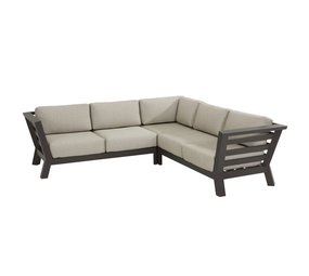 4 Seasons Outdoor Meteoro hoek loungeset 3-delig antraciet 4 Seasons Outdoor 4 Seasons Outdoor Meteoro hoek loungeset 3-delig antraciet 4 Seasons Outdoor