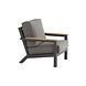 4 Seasons Outdoor Capitol lounge tuinstoel antraciet 4-Seasons Outdoor 4 Seasons Outdoor Capitol lounge tuinstoel antraciet 4-Seasons Outdoor