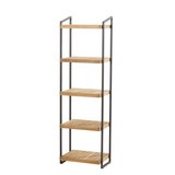 4 Seasons Outdoor Rack tuinrek met 5 planken 50x40xH175 cm antraciet teak 4-Seasons Outdoor 4 Seasons Outdoor Rack tuinrek met 5 planken 50x40xH175 cm antraciet teak 4-Seasons Outdoor