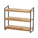 4 Seasons Outdoor Rack tuinrek met 3 planken 90x40xH80 cm antraciet teak 4-Seasons Outdoor 4 Seasons Outdoor Rack tuinrek met 3 planken 90x40xH80 cm antraciet teak 4-Seasons Outdoor