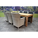 AVH-Collectie Marina Krista dining tuinset 240x100xH77,5 cm 7-delig wit AVH-Collectie Marina Krista dining tuinset 240x100xH77,5 cm 7-delig wit