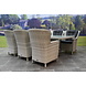 AVH-Collectie Marina Menorca dining tuinset 220x100xH75 cm 7-delig wit AVH-Collectie Marina Menorca dining tuinset 220x100xH75 cm 7-delig wit