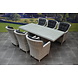 AVH-Collectie Marina Menorca dining tuinset 220x100xH75 cm 7-delig wit AVH-Collectie Marina Menorca dining tuinset 220x100xH75 cm 7-delig wit