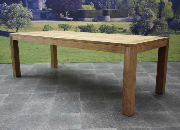 AVH-Collectie Darwin Krista dining tuinset 240x100xH77,5 cm verstelbaar wit AVH-Collectie Darwin Krista dining tuinset 240x100xH77,5 cm verstelbaar wit