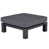 Cube voetenbank 100x100xH30 aluminium antraciet Cube voetenbank 100x100xH30 aluminium antraciet