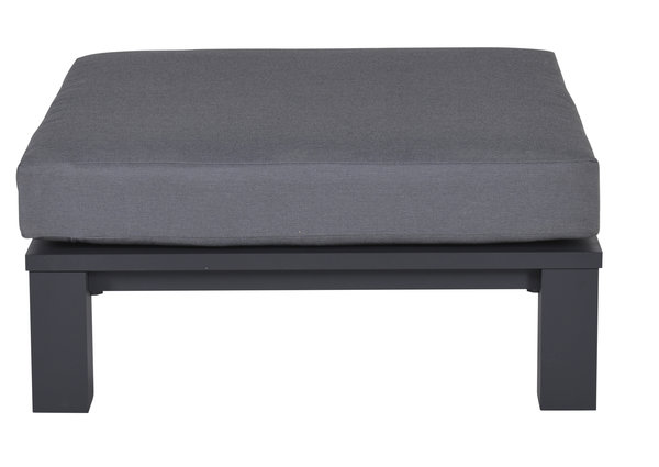 Cube voetenbank 100x100xH30 aluminium antraciet Cube voetenbank 100x100xH30 aluminium antraciet