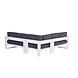 Garden Impressions Cube hoek loungeset 3-delig aluminium wit Garden Impressions Cube hoek loungeset 3-delig aluminium wit